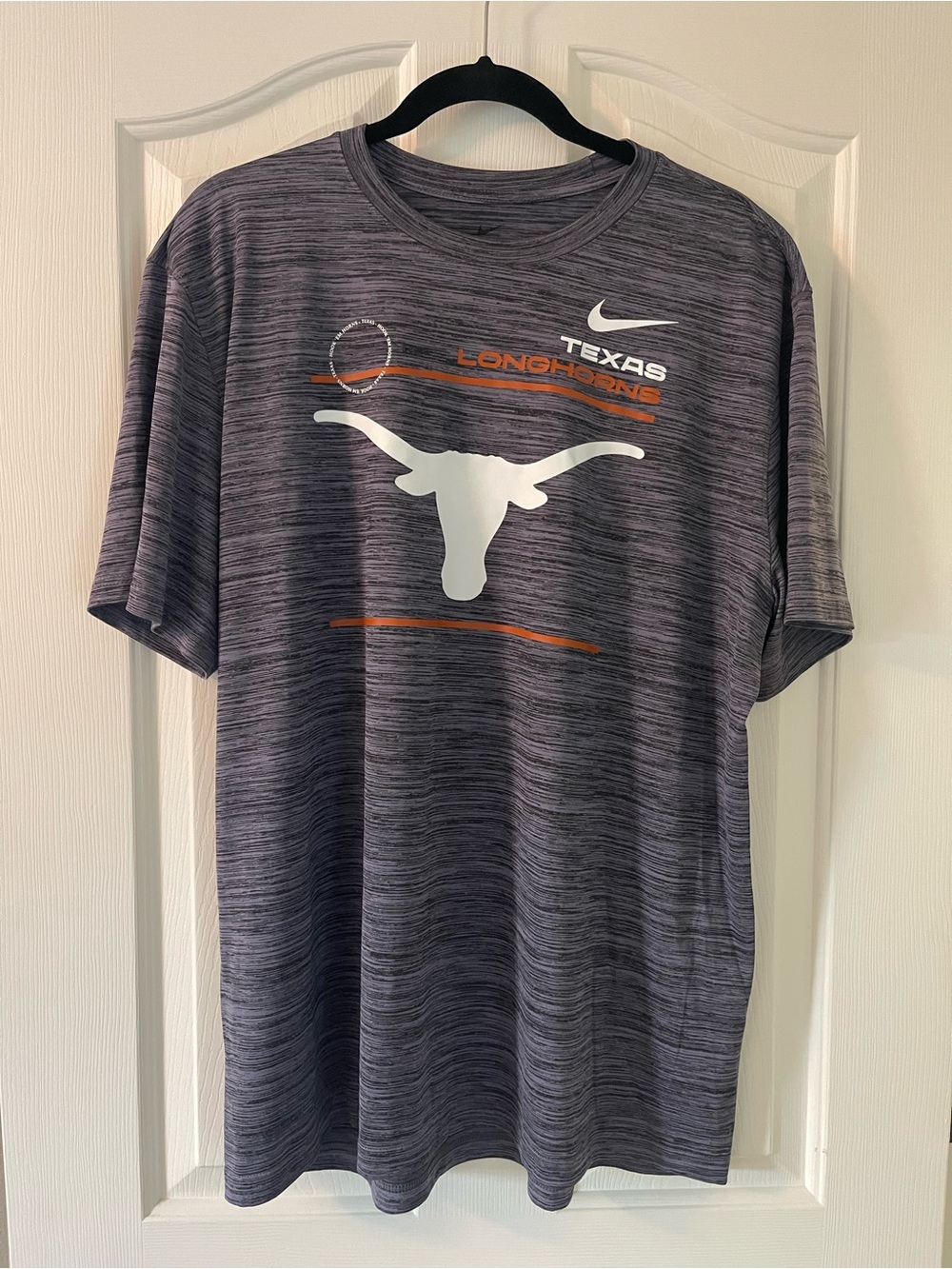 Nike Dark Gray Texas Longhorns Heathered Performance Tee